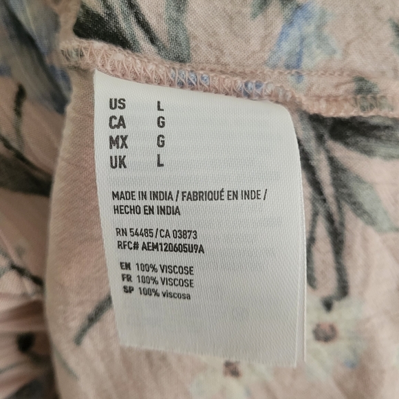 AMERICAN EAGLE OUTFITTERS Floral Dress Size Large - Picture 8 of 8